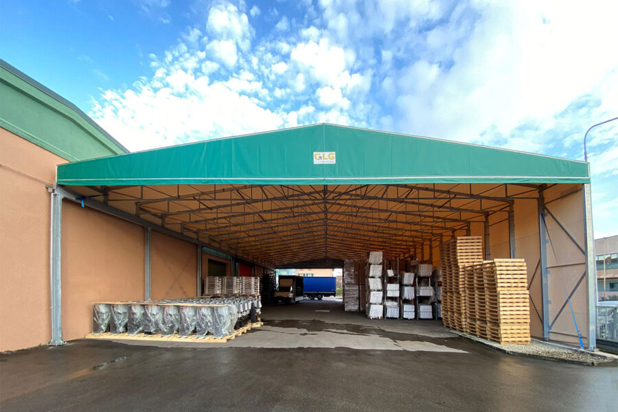 tunnel laterali doppia pendenza in pvc