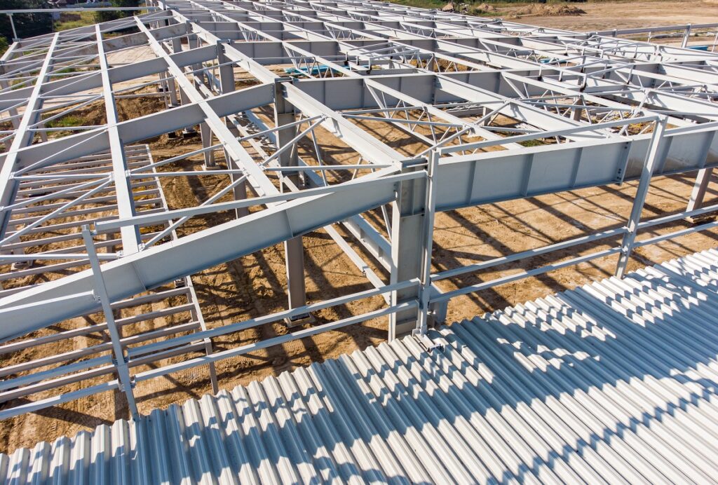 industrial steel sheds capannoni in carpenteria metallica