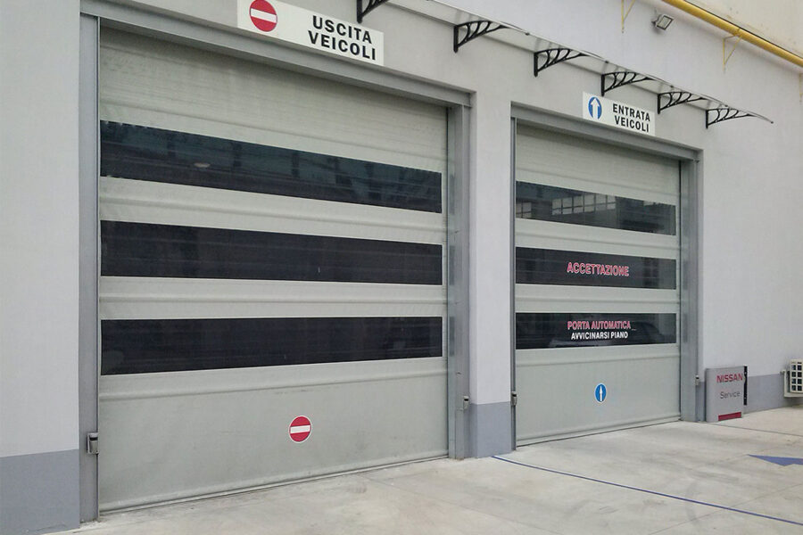 porte rapide per autofficine e concessionarie